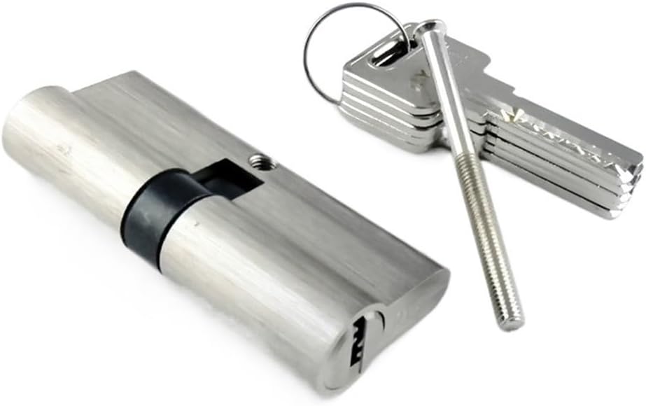 Avocet Abs 55 60 70 80 90 100 110 120mm Cylinder Living Room Lock Handle Customized Brass Key Double Open Lock Door Window Security Cylinder Lock(SLY-60(30-30))