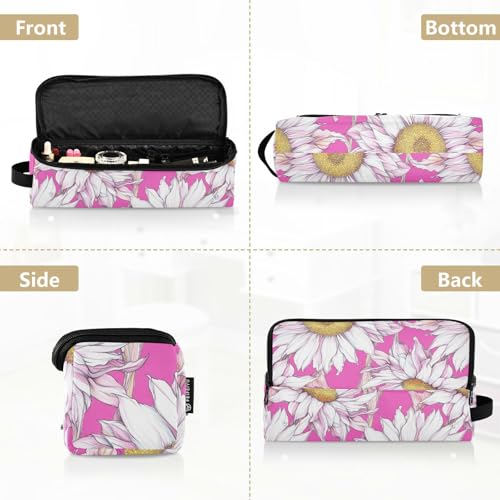 Bolsa de viaje para plancha de pelo color rosa girasol miniatura 5