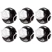 cciyu 6 Pack White T4.7 Neo Wedge 5050 Led for A/C Climate Heater Control Bulbs Lamp Light Fits For 2001-2012 Dodge Ram 1500 Van Intrepid Dakota Caravan Grand Caravan Ram 5500 4500 3500 Van 3500