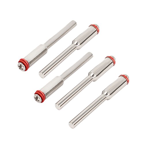 Aexit 5 Pcs Abrasives 3.0mm drill hole Dia Mandrel for Diamond Rotary Grinding Wheel Disc Model:32as58qo89