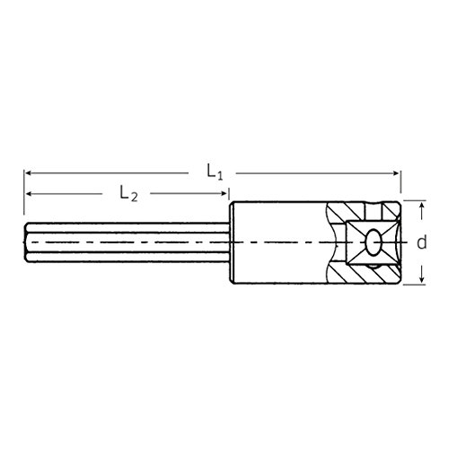 VASO 1/4" INHEX - 44 A 7/32, Silver, 7/32in - Image 2