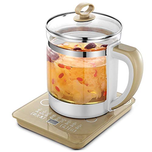 Wasserkocher,Multifunktions-Gesundheitstopf Dekoktiertopf Glas-Gesundheitstopf Mini-Teekocher Wasserkocher zum Kochen von Wasser Smart Insulation