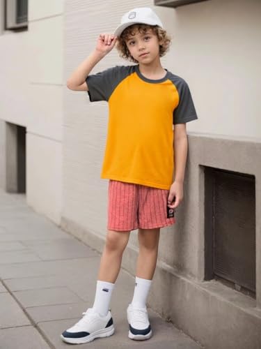 Image of Cadidi Dinos Boys Short Sleeve Shirt Kids Crewneck T-Shirts Top Girls Tee