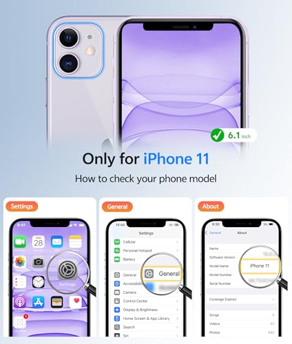 Image of FNTCASE for iPhone 11 Case: [Compatible with Magsafe] Translucent Matte Magnetic Cases [Full Camera Protection] Military Grade Shockproof Protective Phone Cover - Light Purple