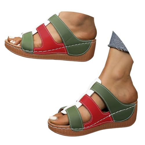 Chaussons été compensés pour éviter le mal de dos à la maison