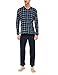 Price comparison product image Schiesser Men's Anzug Lang Pyjama Sets, Blue (dark blue chequered 800), M(size:050)