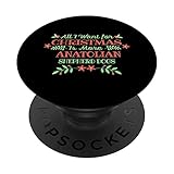 Photo Gallery amante del cane di natale del pastore anatolico divertente carino natale popsockets popgrip intercambiabile Photo Gallery amante del cane di natale del pastore anatolico divertente carino natale popsockets popgrip intercambiabile