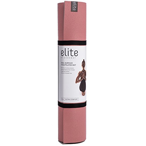 Aeromat Elite Dual Surface Yoga/Pilates Mat (Dusty Rose)