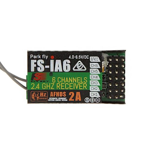 STASRC 6-Channel DC 4-6.5V FS-IA6 2.4GHz Control Remote Receiver for Flysky