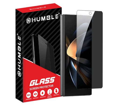HUMBLE Privacy Tempered Glass Screen Protector For Samsung Galaxy Z Fold 4 For Front Screen (6.2 Inches) With 9H Hardness Edge To Edge Coverage And Easy Self Installation Kit (PT-FOLD4) - Black (B0DC6YQB8S) Amazon Price History, Amazon Price Tracker