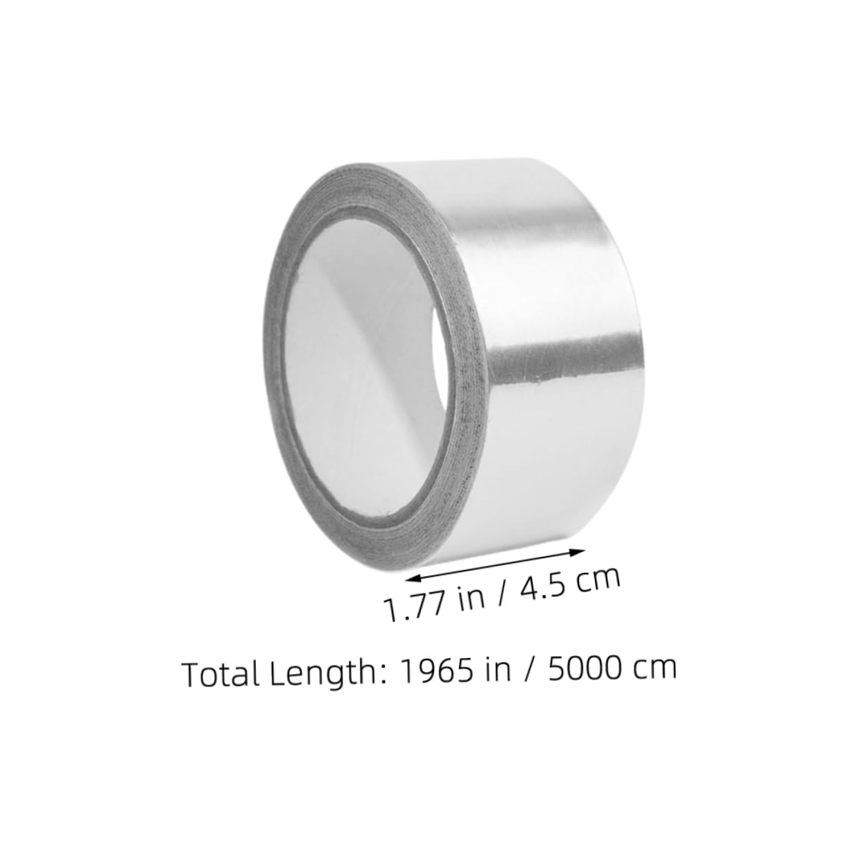 SHINEOFI 5rouleaux Ruban Adhésif Aluminium Conducteur Pour Isolation Thermique Et Réparation Bande Résistante Aux Températures Polyvalente Pour Maison Et Atelier