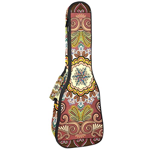 Sac à dos ukulélé ténor étanche housse rembourrée soprano floral retro