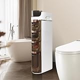BGYMF Slim Bathroom Storage,Slim Cabinet for Bathroom,Narrow Movable Bathroom Storage Organizer for Small Spaces,Bathroom,Kitchen,Living Room (4-Tiers)
