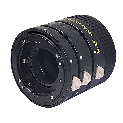 Mcoplus N-P (Plastic Material) Auto Focus Macro Extension Tube Set For Nikon Dslr Cameras D7200 D7100 D5600 D5300 D5200 D5100 D3400 D3300 D3200 D3100 D750 D90 D80 Etc #TOP4