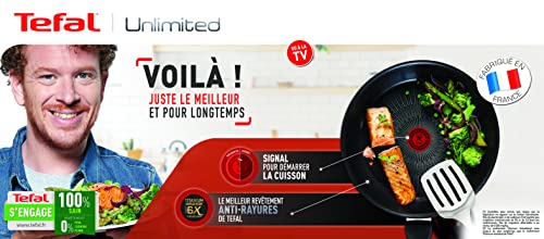 Tefal Unlimited Saucepan 20 cm (2.9 L), Pouring Spouts, Non-Stick, Scratch-Resistant, Easy-Clean Coating, Thermo-Signal - Image 2