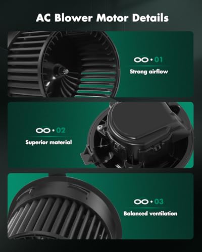 Image of SCITOO HVAC Heater Blower Motor Front 700295 for Nissan for Sentra 2013-2018