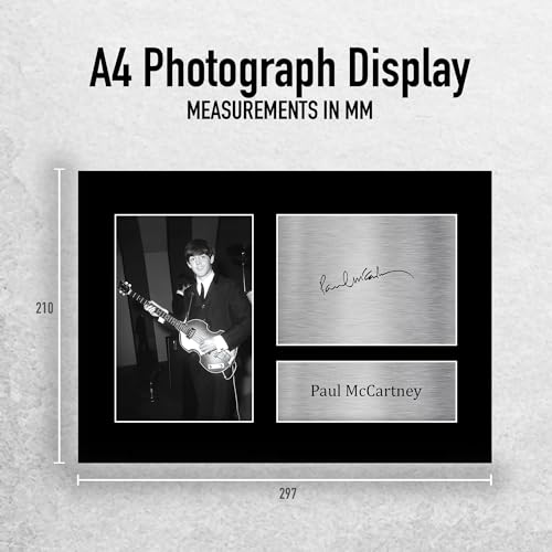 HWC Trading A4 Paul McCartney The Beatles Cadeaux Imprimé Signé Autographe Photo pour les fans de musique – A4 - Les Beatles, Paul McCartney, John Lennon, RIngo Starr, George Harrison HWC Trading A4 Paul McCartney The Beatles Cadeaux Imprimé Signé Autographe Photo pour les fans de musique - A4 – Image 3