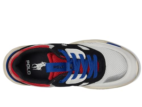 Image of POLO RALPH LAUREN Suede Leather Mesh-Polo Jgr Pp-Sneakers-Low Top Lace