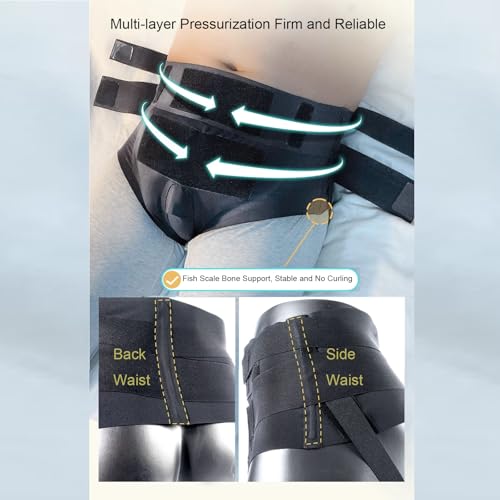 Faja Hernia para Hombre, Ajustable, Talla Small miniatura 3