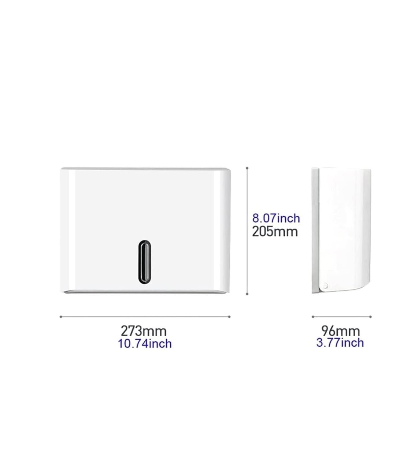 Funda para caja de pañuelos montada en la pared y elevador de toallas de papel, dispensador versátil para baño o cocina, elegante y fácil instalación, talla única