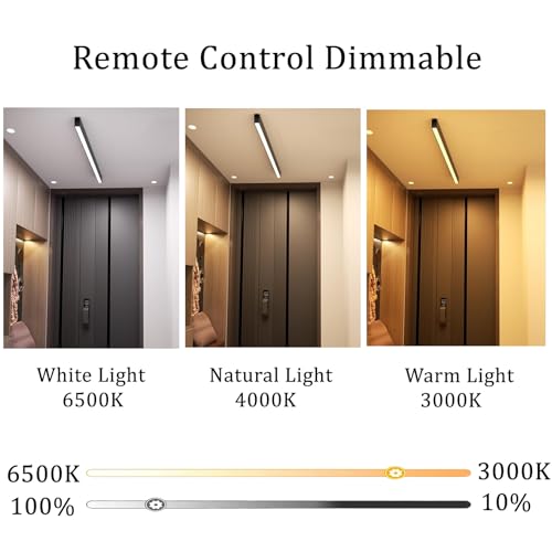 Lampe de plafond moderne à intensité variable avec télécommande 120cm - 2