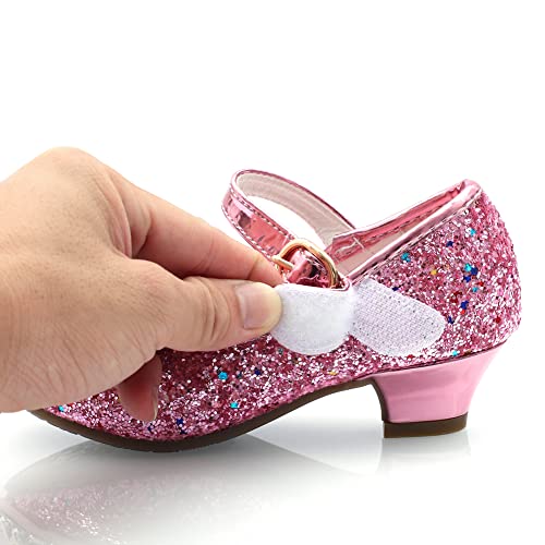Girls Dress Shoes - Mary Jane Princess Low Heel Shoes for Kids4