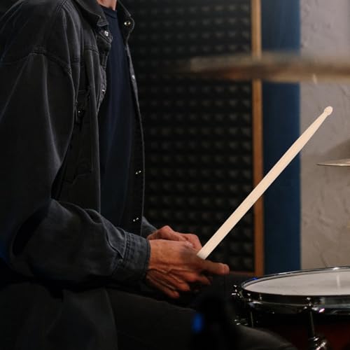 Baquetas de arce UPKOCH, 12 pares, accesorios duraderos para percusión, ligeros y con agarre antideslizante, para principiantes y profesionales miniatura 4
