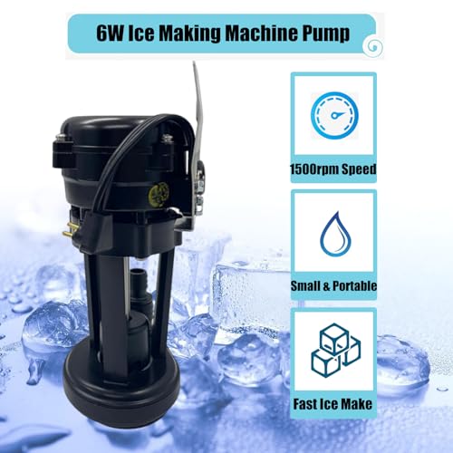Bomba para fabricadora de hielo 6W 1500RPM AC110V miniatura 2