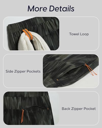 Image of maamgic Men's Athletic Running Shorts with Liner Ultra Lightweight Workout Shorts 5 inch / 7 inch