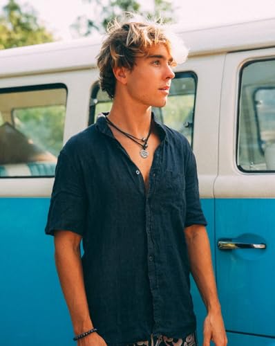 925 Sterling Silver Necklace Pendant Authentic Leather Cord, Premium Pearl, Adjustable Materials, Handmade Silver Jewelry, Designed Necklace for Men & Women Necklace, Jewelry Gifts - Image 4