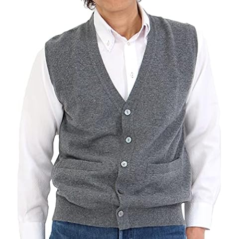 GOBI 100% Cashmere, Button Vest Cover