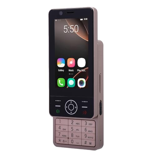 VBESTLIFE Téléphone Coulissant 4G, Android 8.1, Téléphone Portable à écran Tactile de 3,0 Pouces avec WiFi, Bluetooth, Batterie 2000 MAh, Double Emplacement pour...
