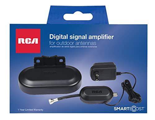Rca AMP2450E Digital Signal Amplifier For Outdoor Antennas – Extremely Low Noise, Uhf/Vhf Amplification, Easy Install With Indoor Power Injector, Supports All Tvs And Passive Outdoor Tv Antennas thumb #3
