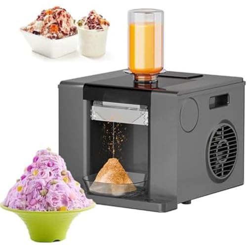 Macchina professionale per granite e ghiaccio tritato, elettrica, 280W, raffreddamento ad aria, produzione 60 kg/giorno, capacità bottiglia 750 ml, pulizia con un solo tocco, ideale per bar e ris