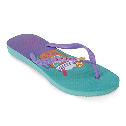 Chinelo Slim Cool, Havaianas, Feminino, Verde Orvalho, 33/34