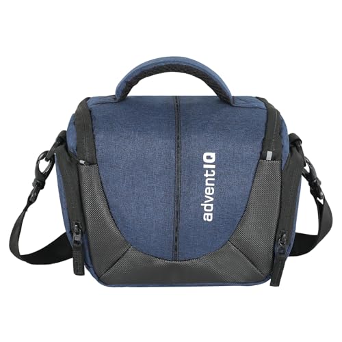 Image of Compact Captura Pro 0297 Camera Bag for DSLR & Mirrorless - Fits Nikon, Canon, Sony - Camera Bag for Travel - Shockproof Sling Case for Lens - Water-Resistant (Melange Blue)