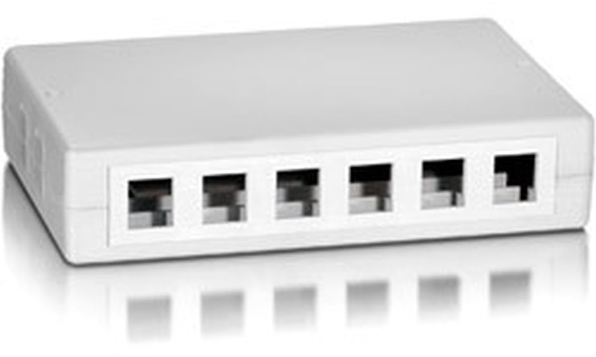 Equip 12-Port Keystone Jack Surface Mount Box