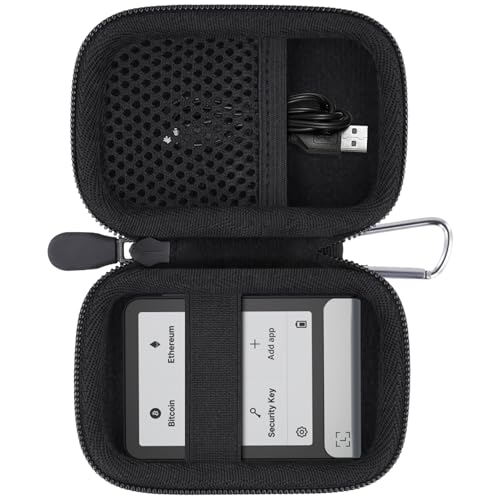 Aenllosi Capa rígida para carteira Ledger Nano Gen5/Flex/STAX BTC Bitcoin, capa protetora Ledger Secure E Ink Touchscreen Crypto Wallet (apenas capa)