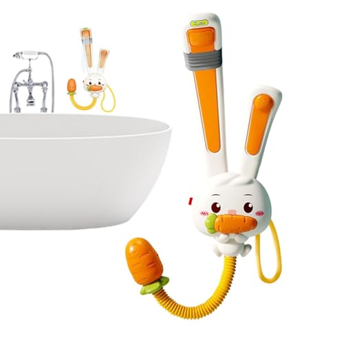 Pommeau De Douche pour en Forme De Lapin, Forme De Lapin pour Le Bain, Jouet Électrique pour Baignoire, Jouet De Douchette pour Crèches, Hôtels, Piscines,...