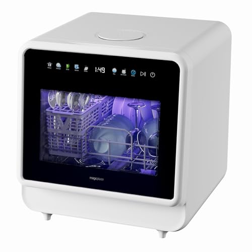 La mejor selección de Lavavajillas los 5 más buscados. 45 magicplux - lavaplatos portátil, encimera con visualización de color, 5 ajustes de lugar y 8 programas de lavado, mini lavaplatos, 3 brazos de pulverización con depósito de...