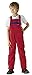 Produktbild Planam Kinderlatzhose in verschiedenen Farben, Kinder Arbeits-Latzhose (86/92, rot/kornblau)