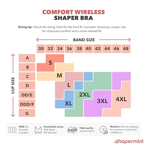 image for SHAPERMINT Bras for Women - Bras for Women no Underwire, Bralettes for