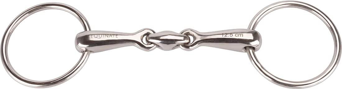 Equinate Pozione d'acqua in acciaio inox, 16 mm, doppia rottura, dentatura anatomica amichevole con azione delicata, incisione laser