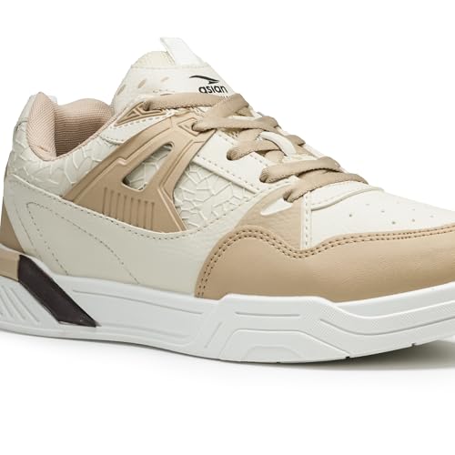 Image of ASIAN Men CHICAGO-02N Stylish Casual Mid Top Sneakers and Trendy Shoes with Laces for Men & Boys | Perfect for Wearing to Outings, and Comfortable All-Day Use, Stylish and Durable-CHICAGO-02N$