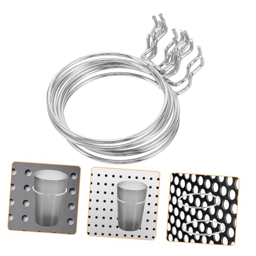 Ciieeo 6pcs Heavy Duty Pegboard Hooks Utility Hooks for Tool Organization for Supermarkets Garage Home Office Use Easy to Install Sturdy Construction