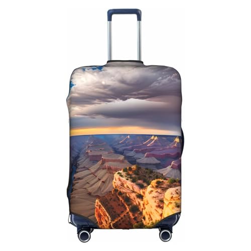 Beauty Grand Canyon 1 Tsa Approved Luggage Cover For 18-32 Inch Suitcases Scratch-Resistant Stretch Luggage Cover