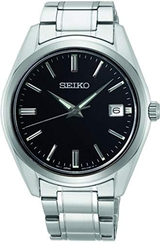 Seiko Herren-Uhr Quarz Edelstahl mit Edelstahlband SUR314P1