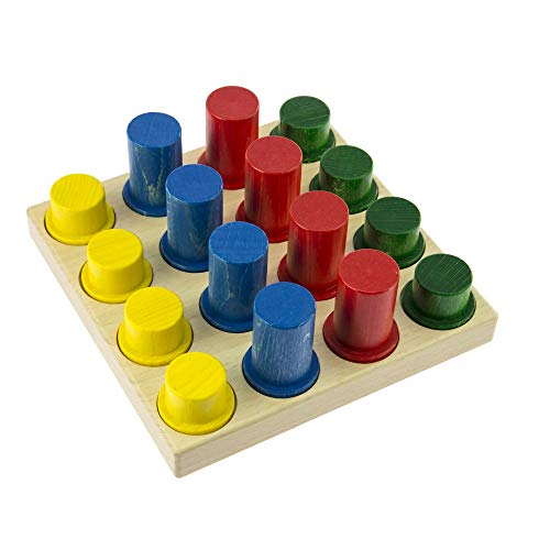 Preisvergleich Produktbild NIC - Holzspielzeug 2122 - Steckbrett, groß