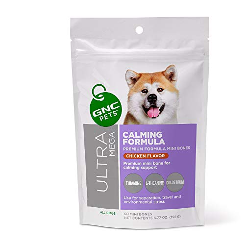 GNC Pets Ultra Mega Calming Mini Bones for Dogs, 60 Count - Chicken