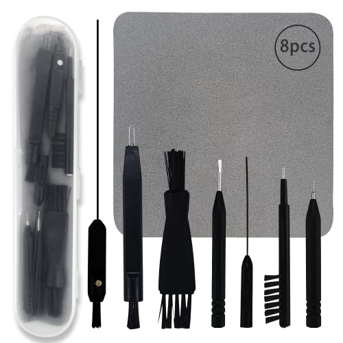 Jiehaojia 8 Pièces Kit de Nettoyage pour Prothèses Auditives Professionnel Outils de Nettoyage...